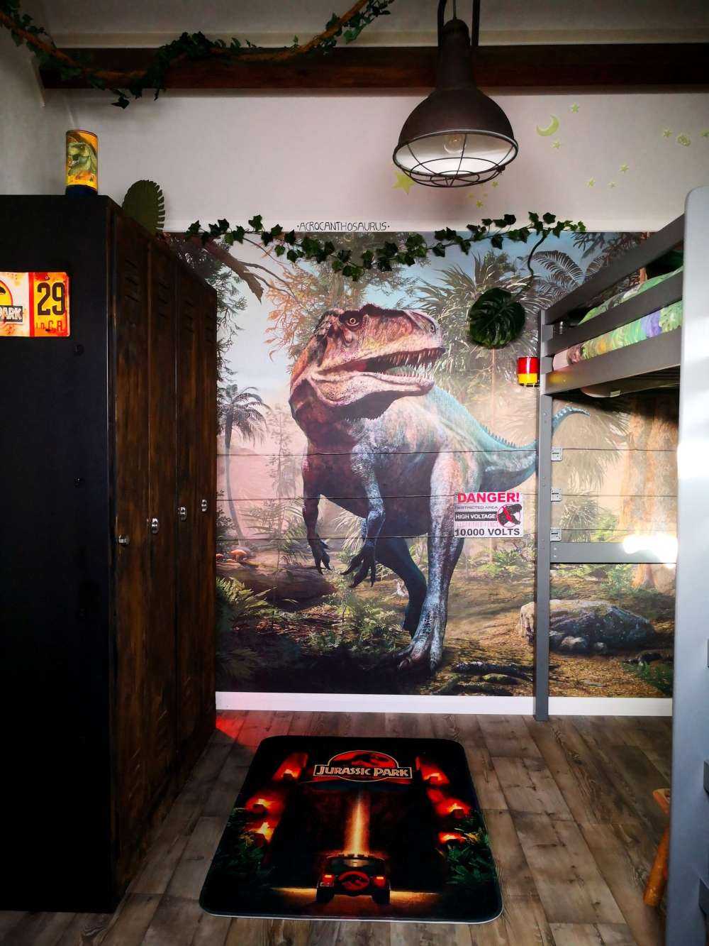 Acrocanthosaurus en el bosque