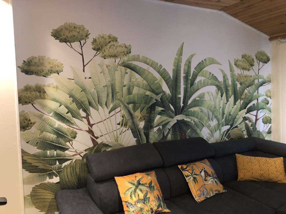 Palmeras pintadas