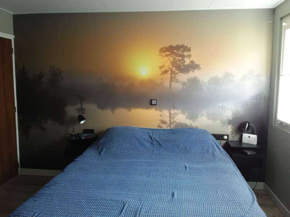 Amanecer con niebla