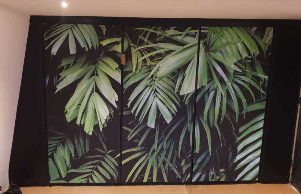 Hojas de palmera grandes