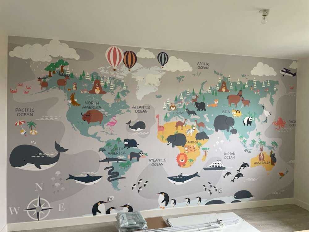 Mapa del mundo animal