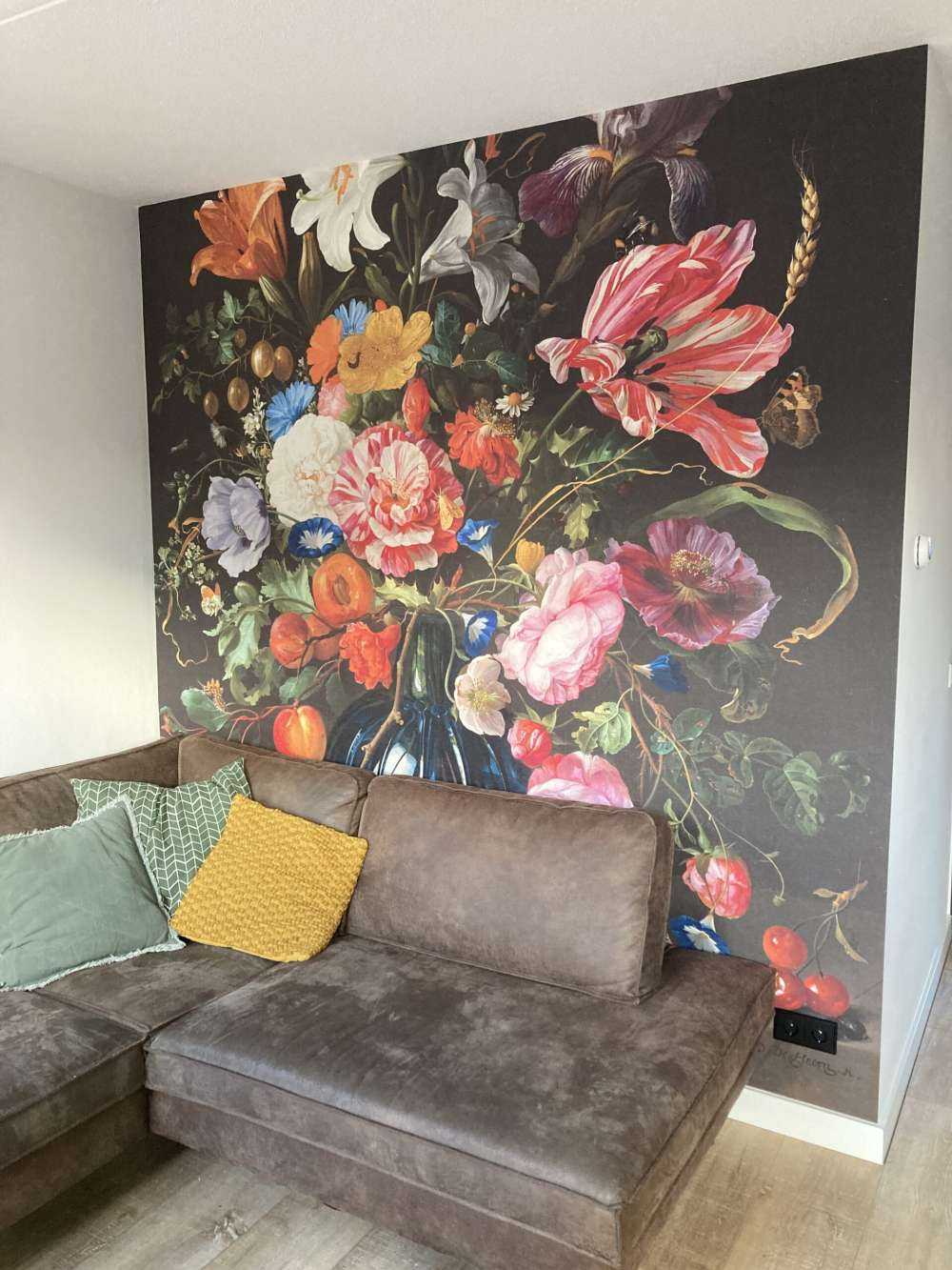 Jarrón con flores