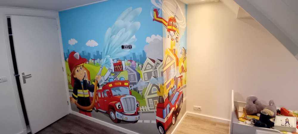 Sala infantil de bomberos