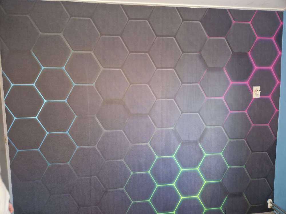 Hexágonos luminosos