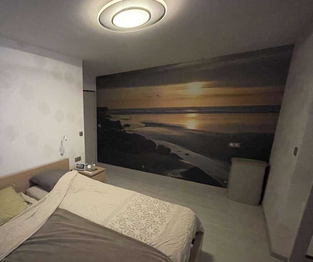 Puesta de sol en una playa