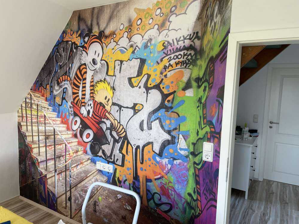 Grafitis con escaleras