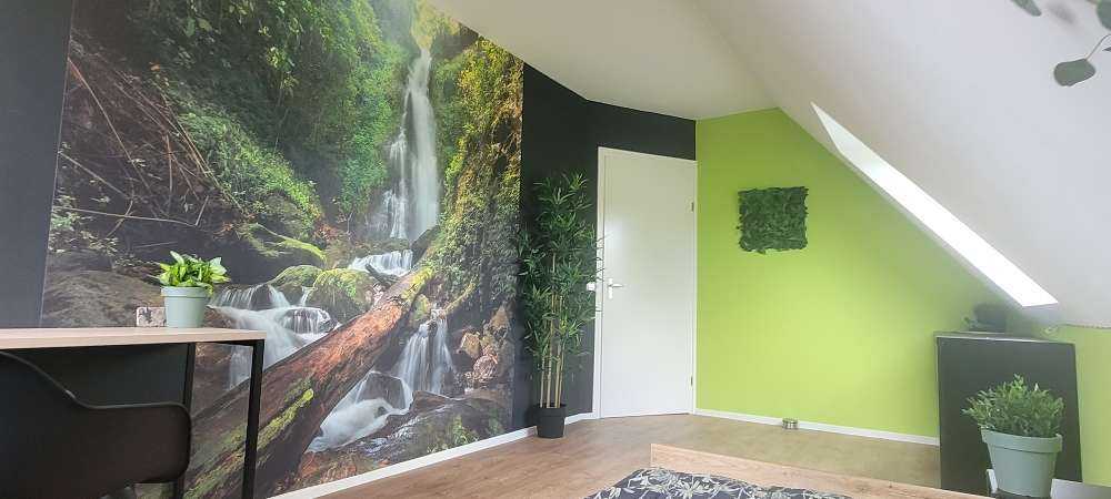 Primer plano de la cascada