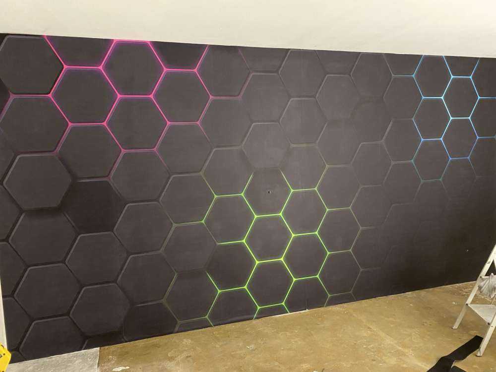 Hexágonos luminosos