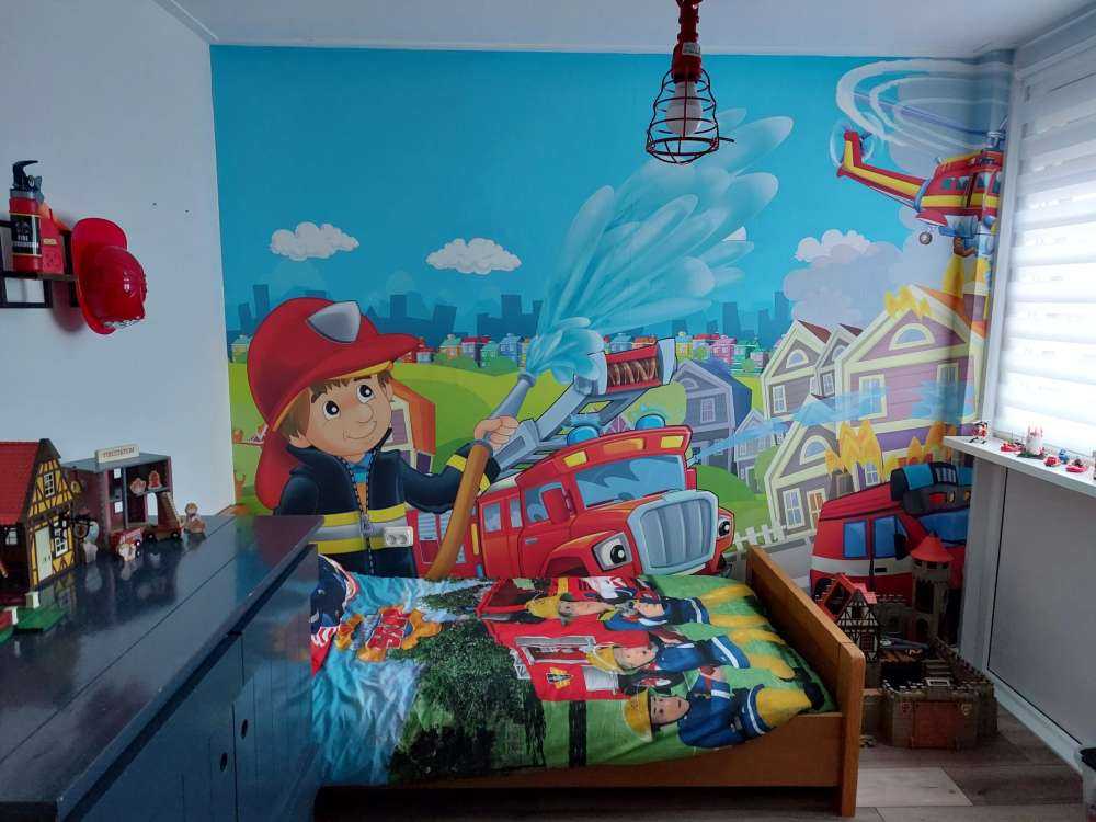 Sala infantil de bomberos