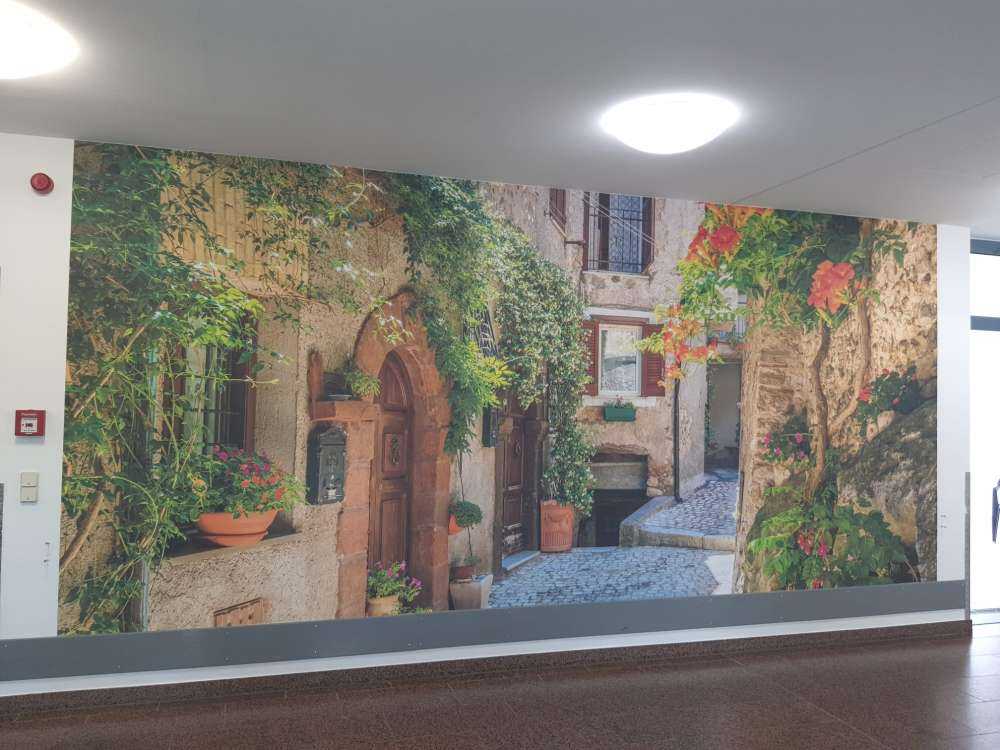 Pueblo rural en Roma