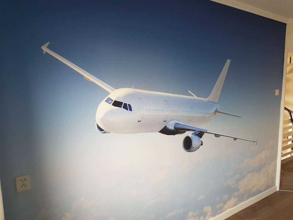 Avión sobre las nubes