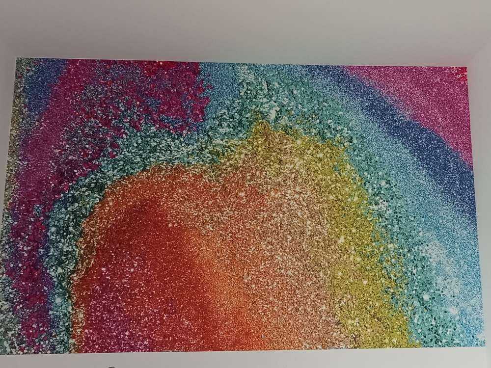 Purpurina arco iris