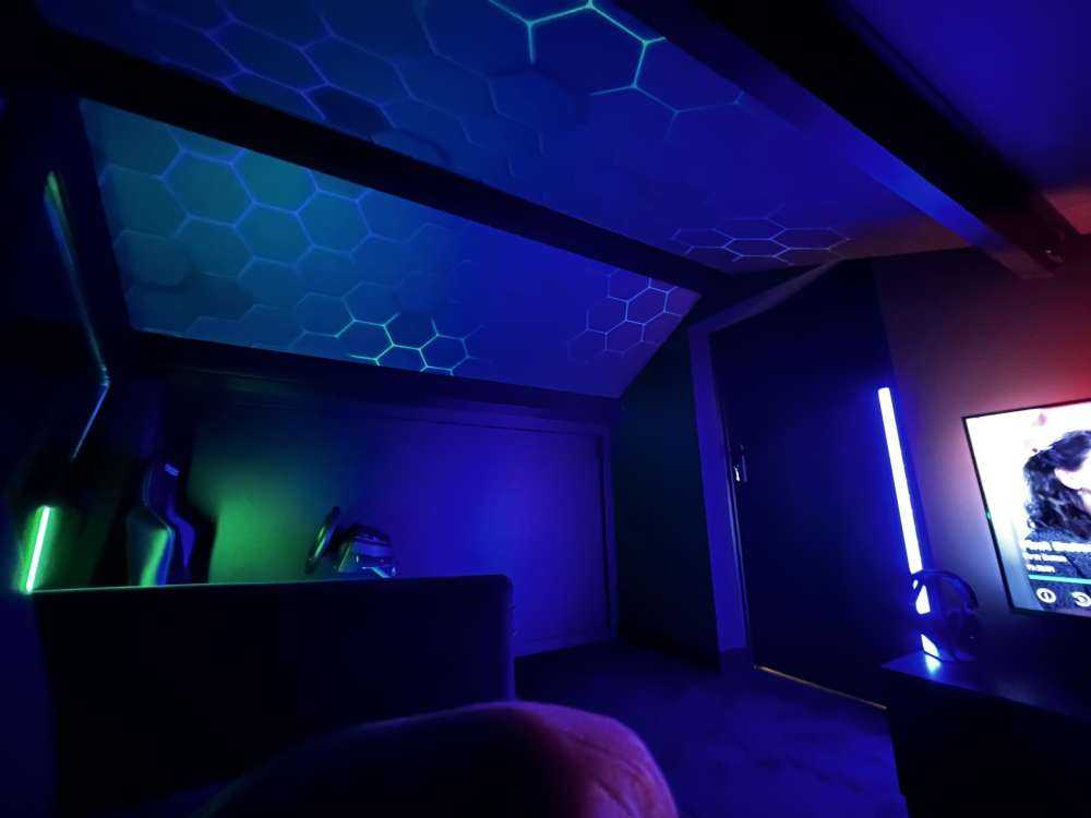 Hexágonos luminosos