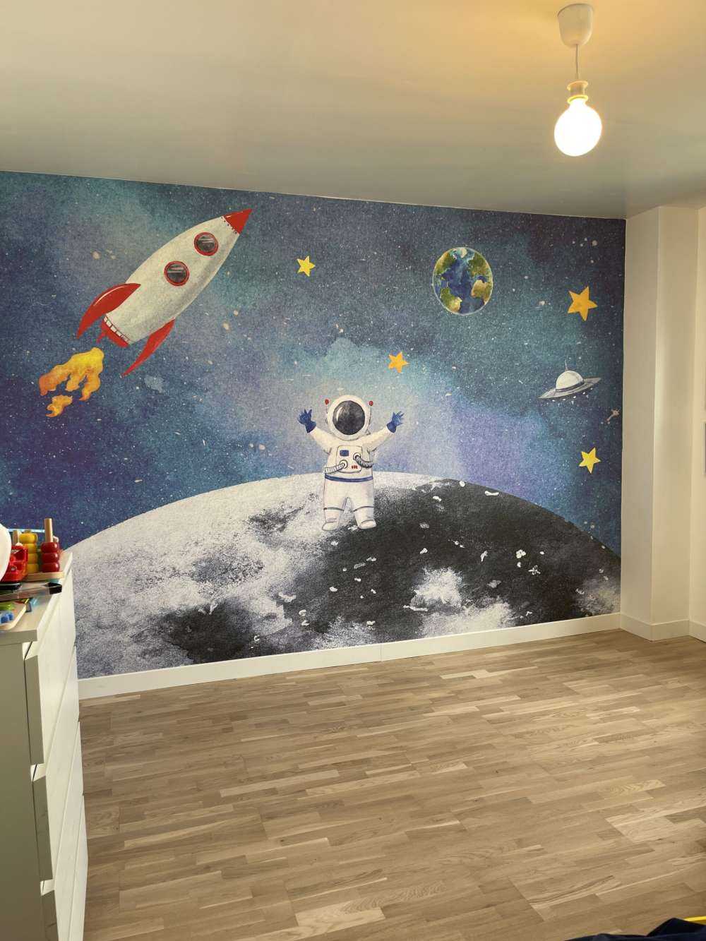 Astronauta en la Luna