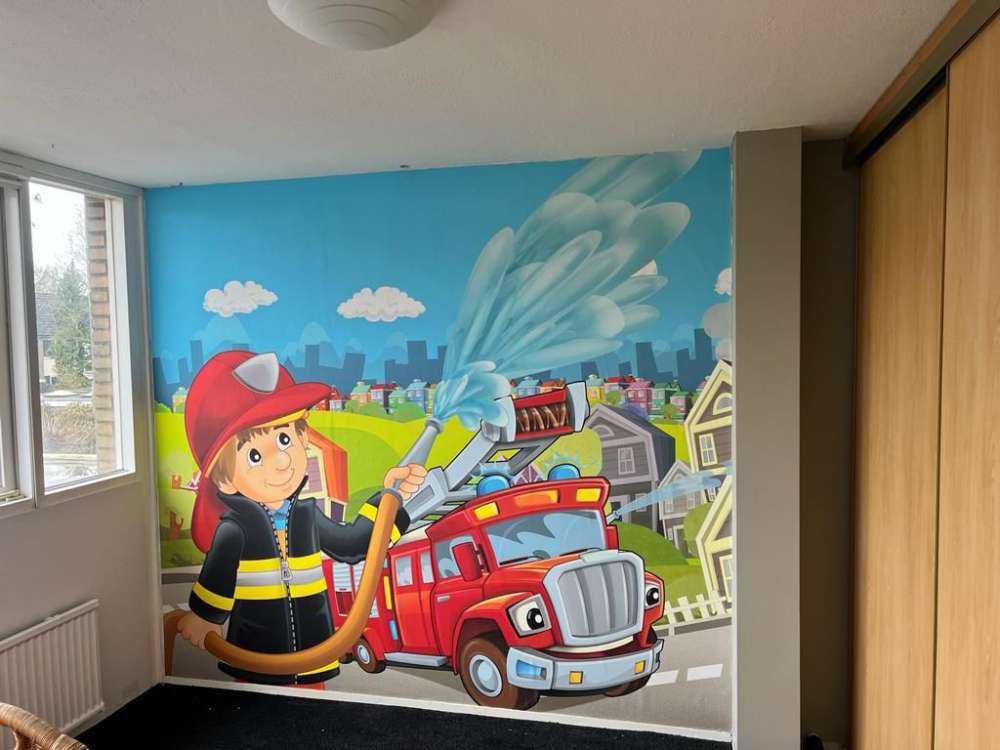 Sala infantil de bomberos
