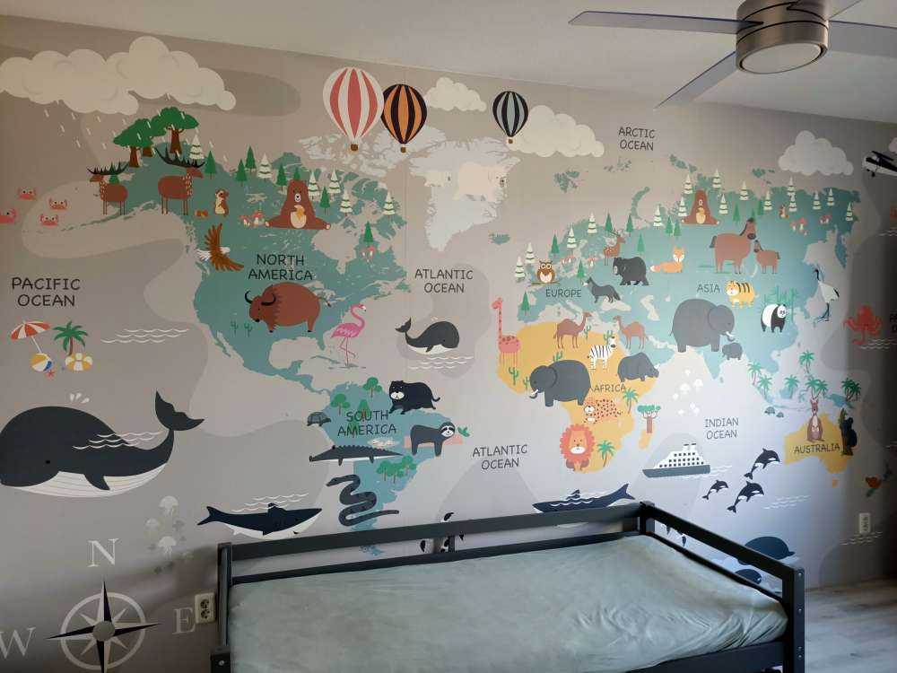 Mapa del mundo animal