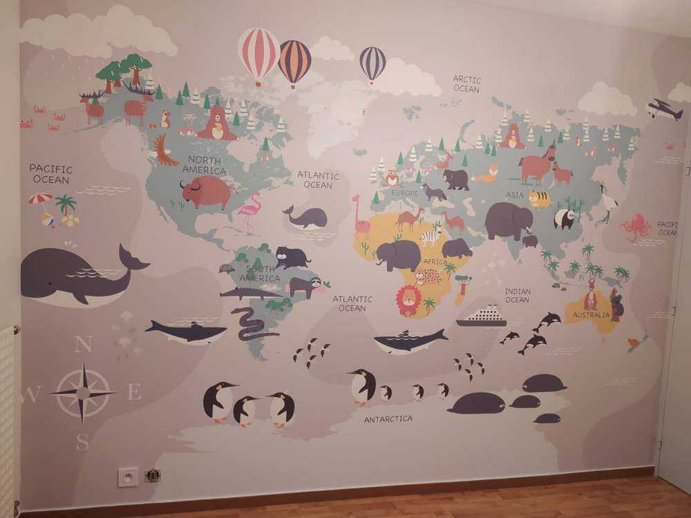 Mapa del mundo animal