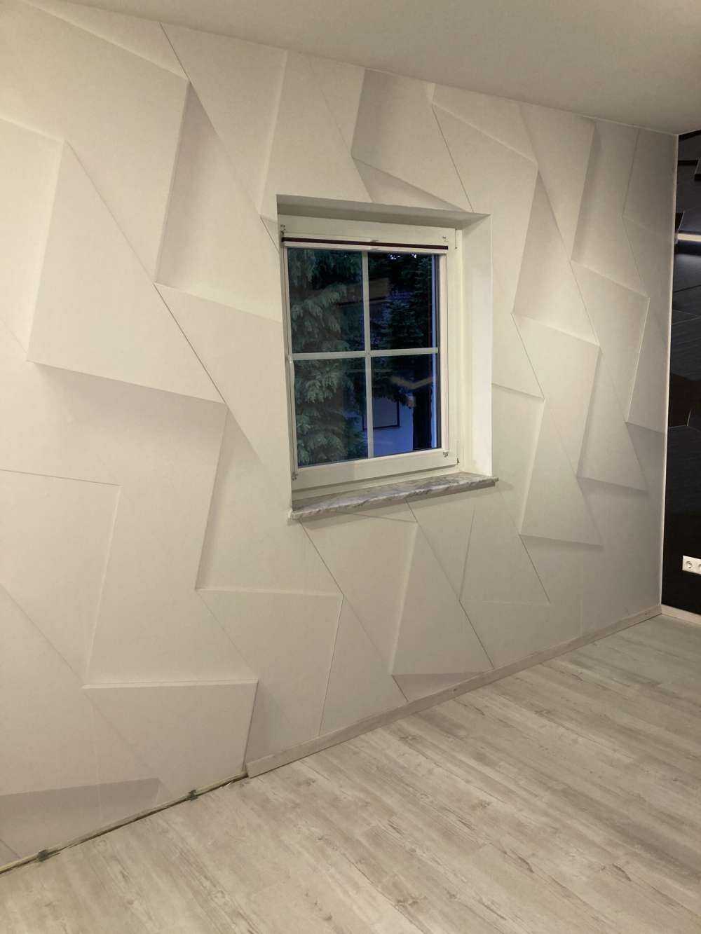Triángulos 3D blancos