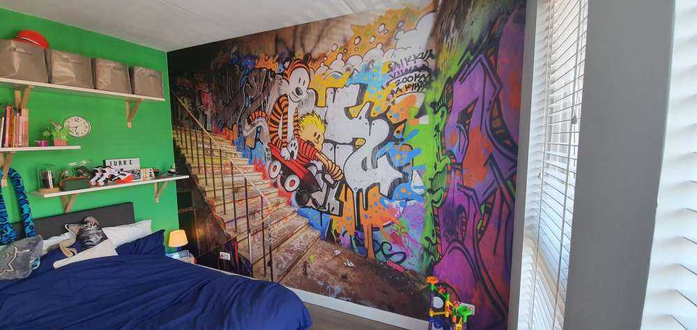 Grafitis con escaleras