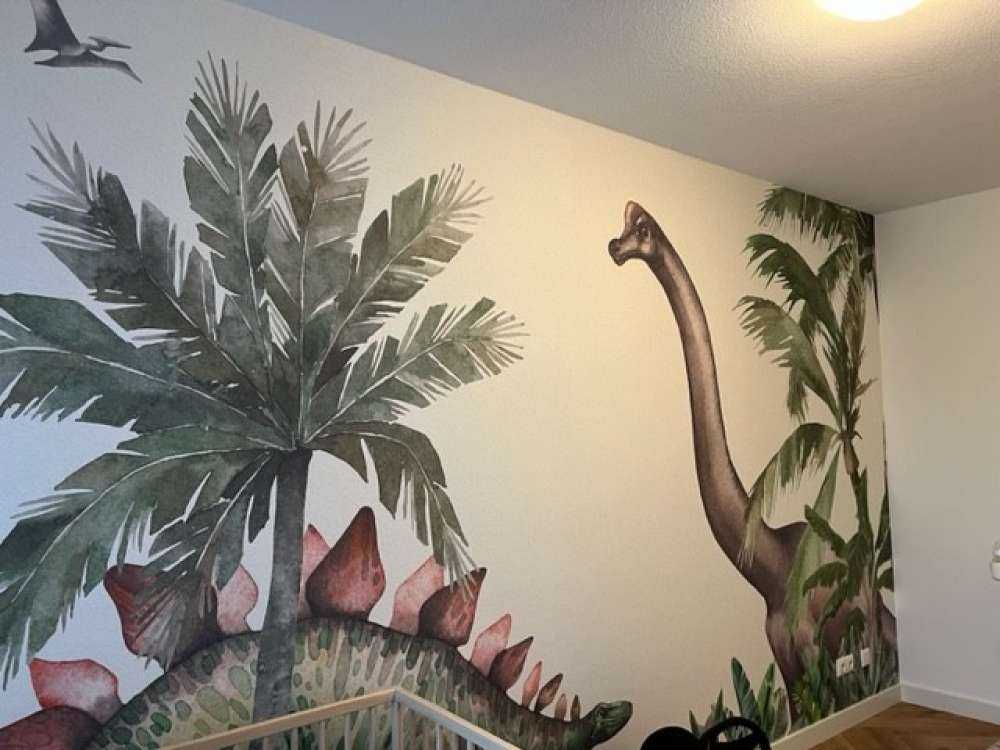 Dinosaurios en la selva