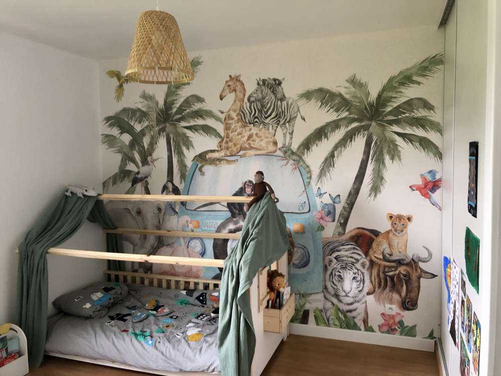 Alegres animales tropicales