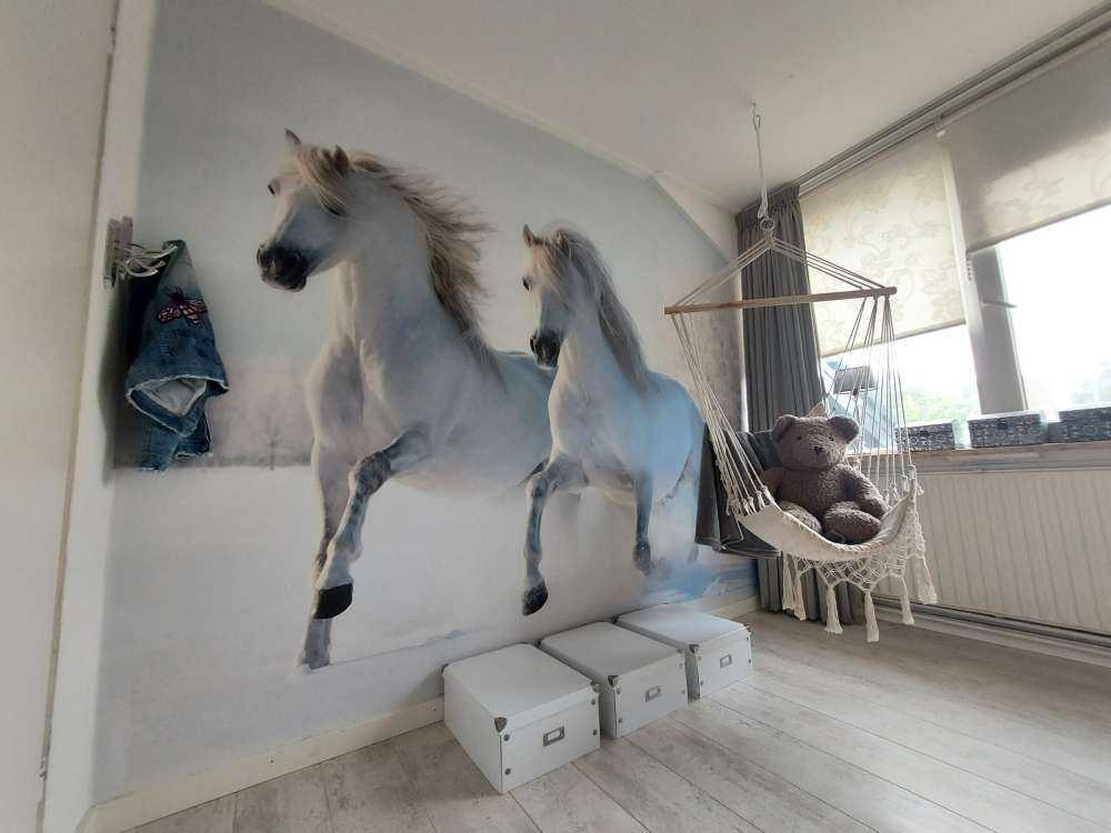Caballos en la nieve