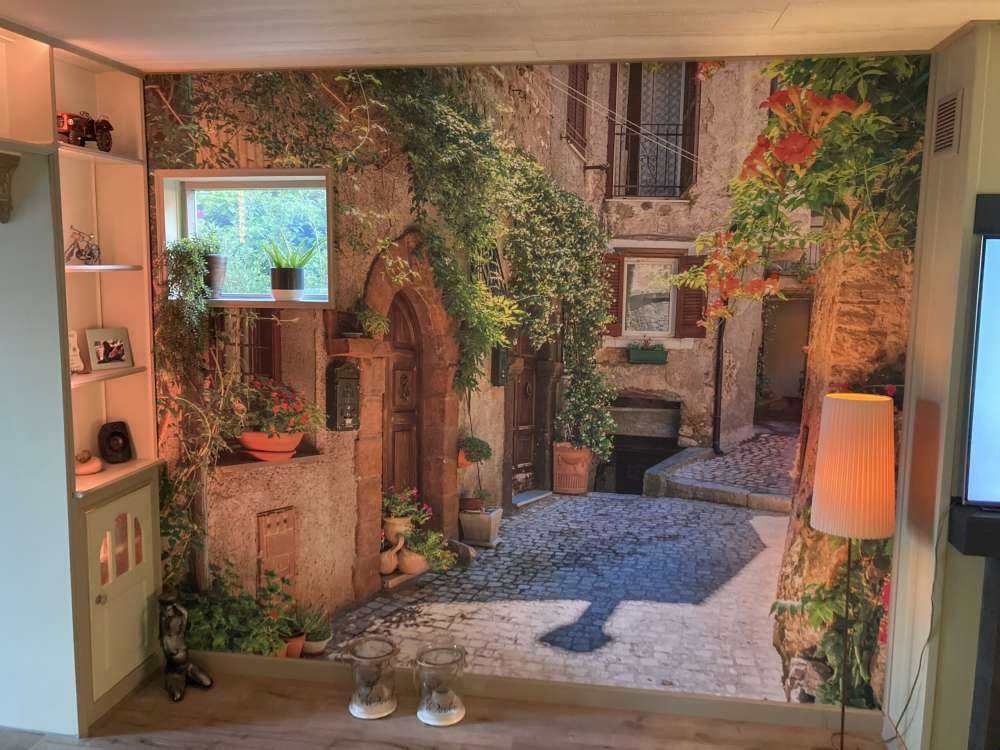 Pueblo rural en Roma