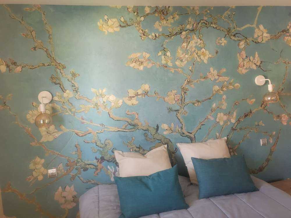 Almendro en flor pintado (Van Gogh)