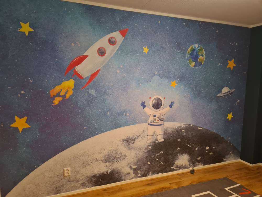Astronauta en la Luna