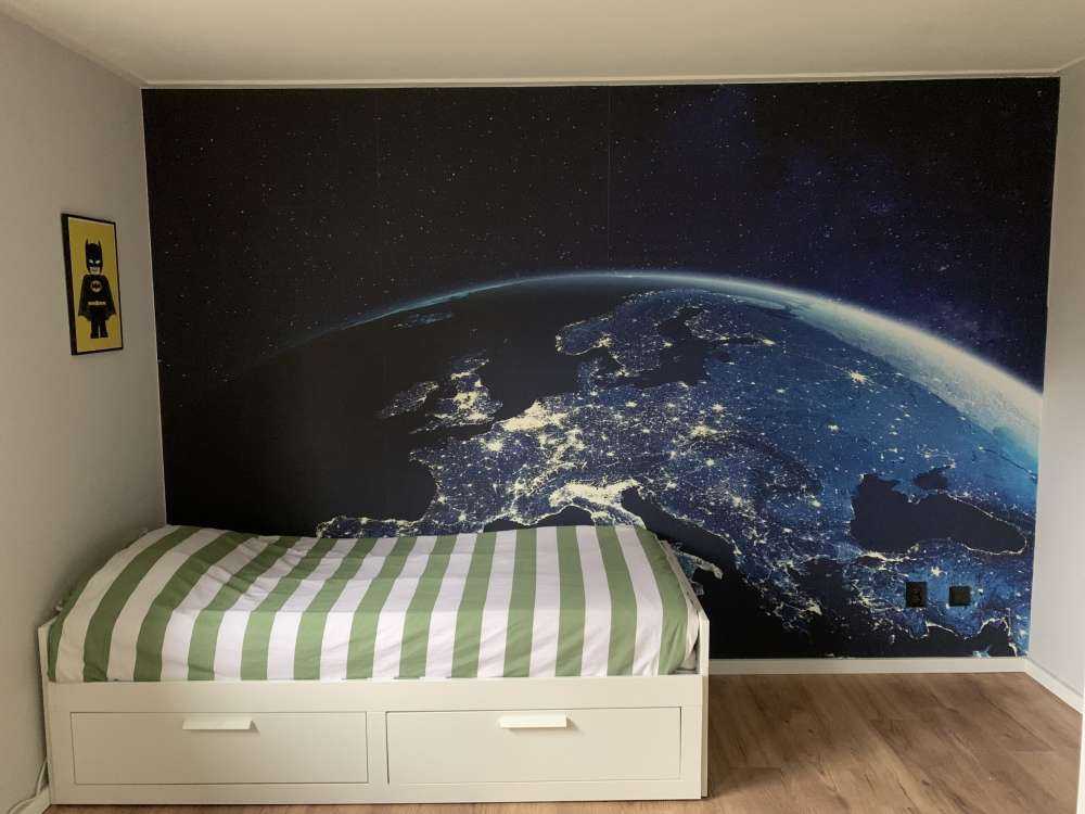 Mundo 3D de noche