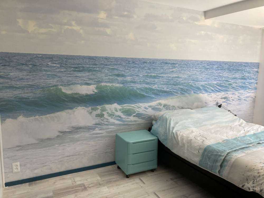Mar con olas altas