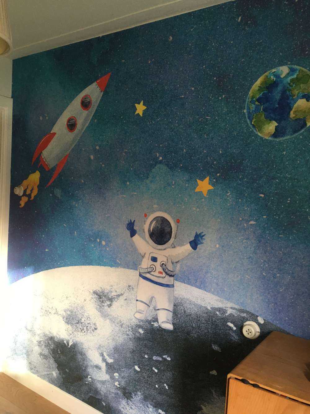 Astronauta en la Luna