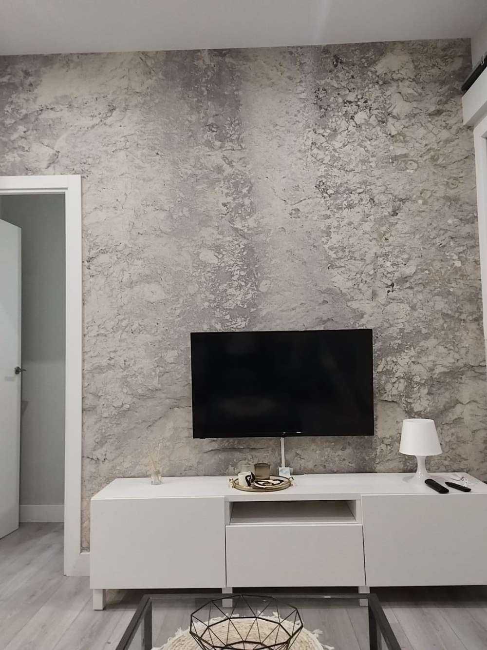 Pared de roca beige