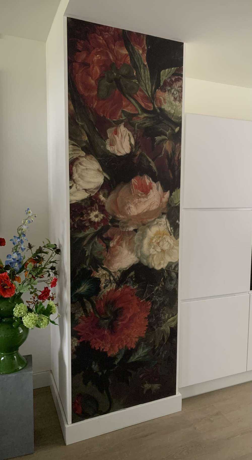 Bodegón con flores