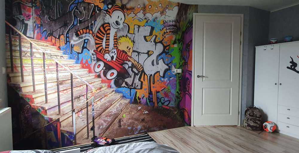 Grafitis con escaleras