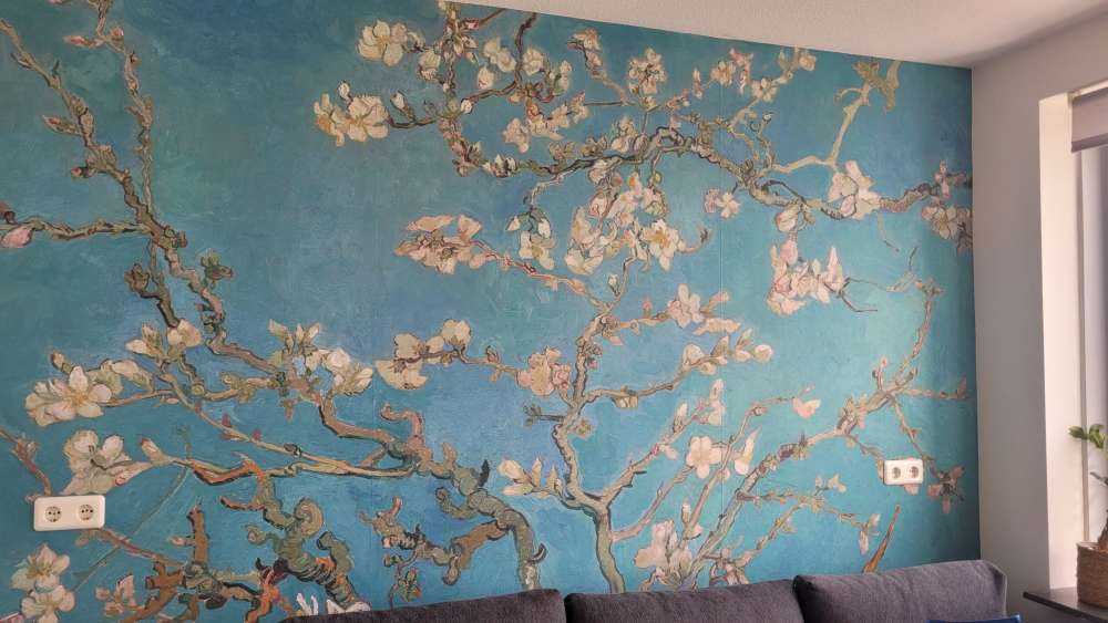 Almendro en flor pintado (Van Gogh)