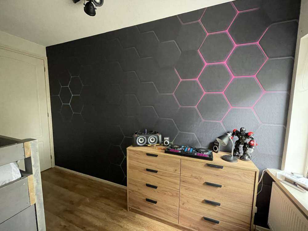 Hexágonos luminosos