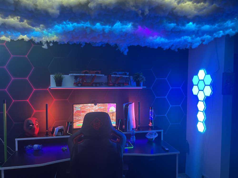 Hexágonos luminosos