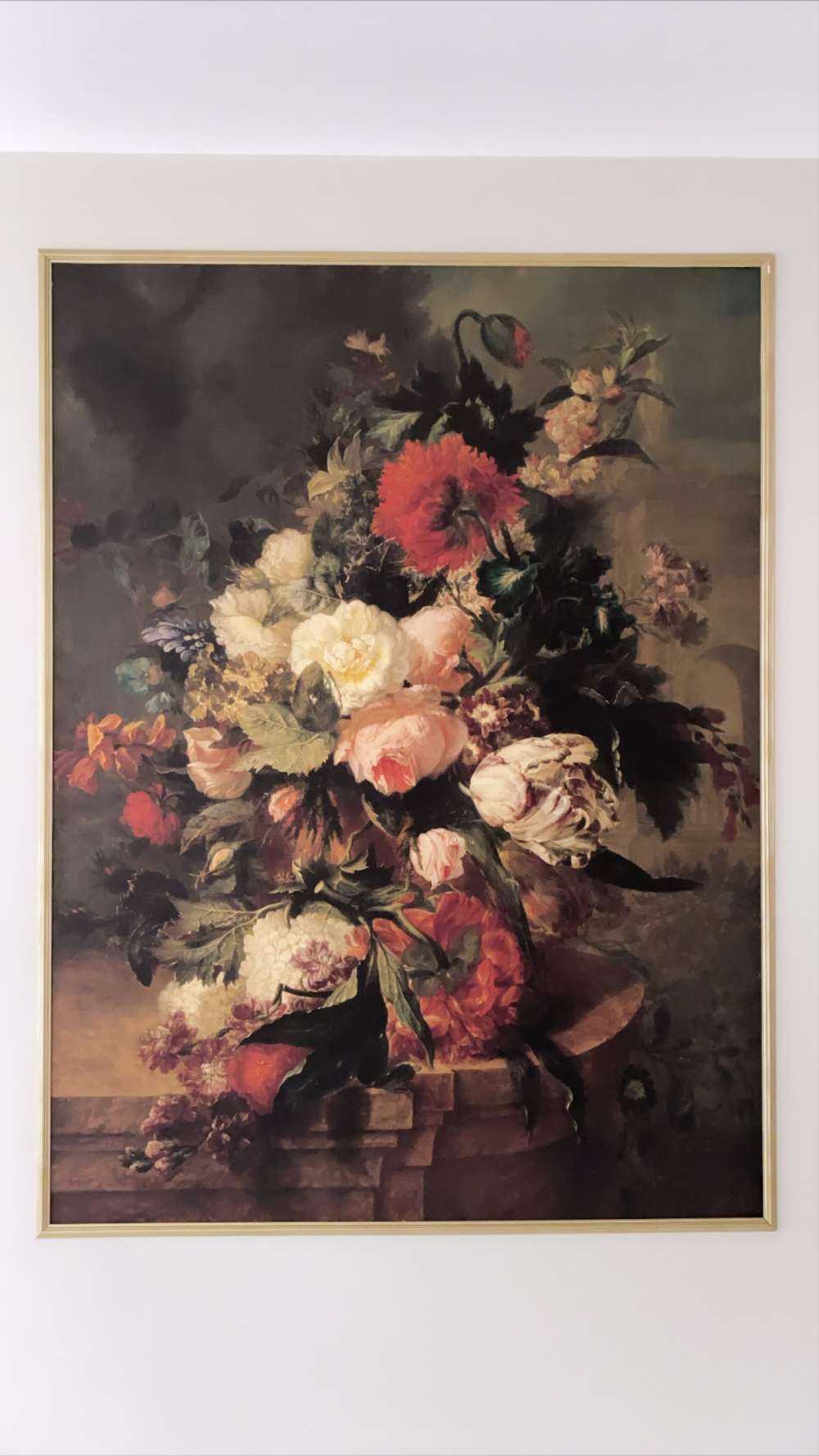 Bodegón con flores
