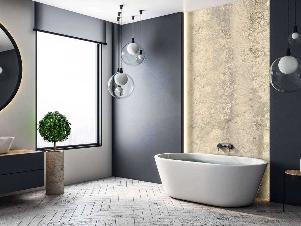 Pared de roca beige