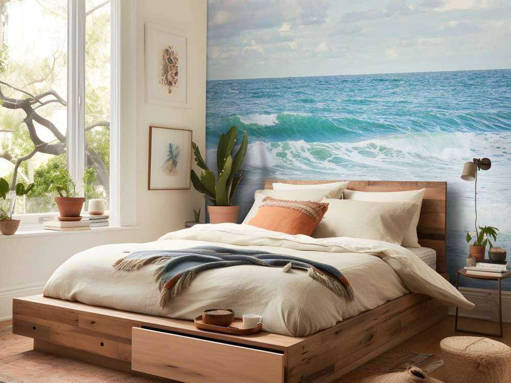 Mar con olas altas