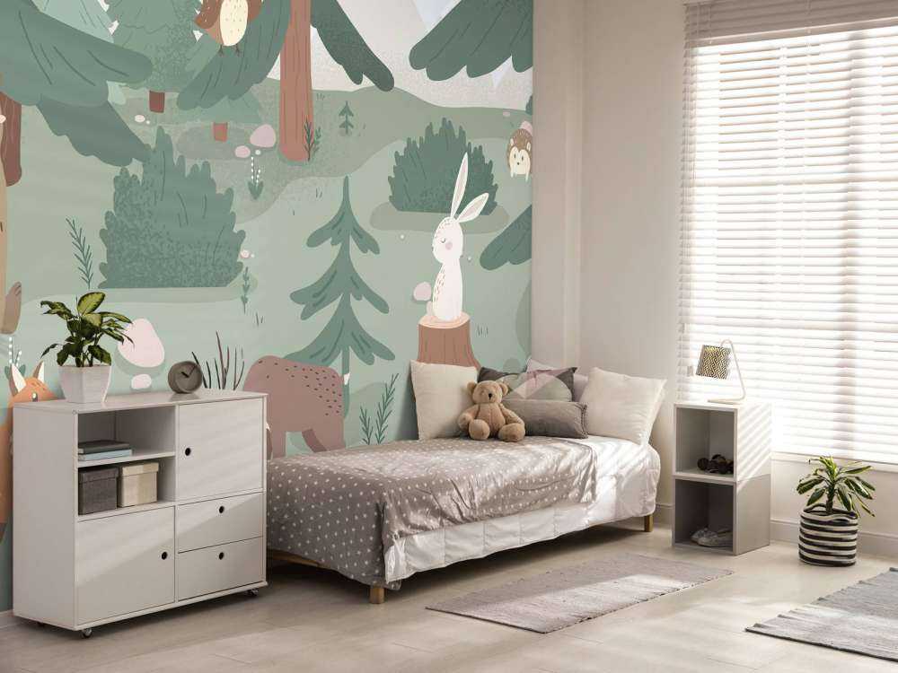Bosque con animales