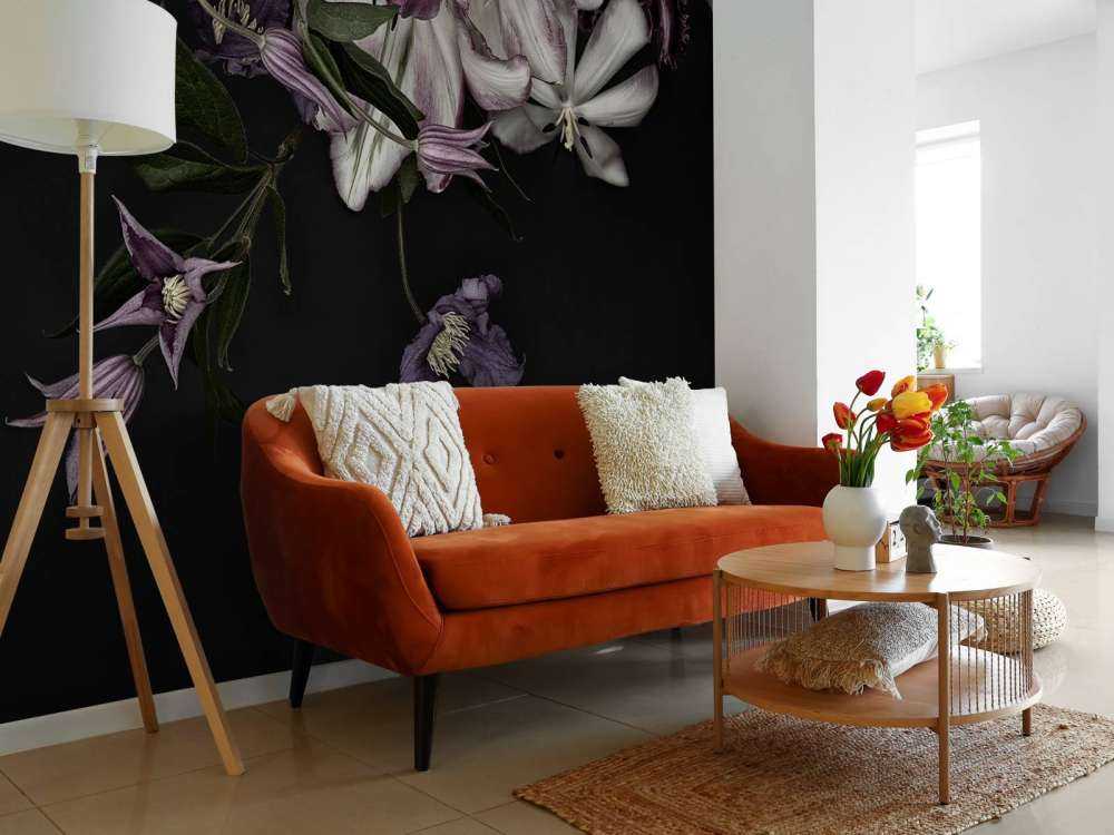 Pared de flores