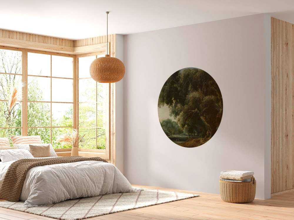 Paisaje de bosque imaginado