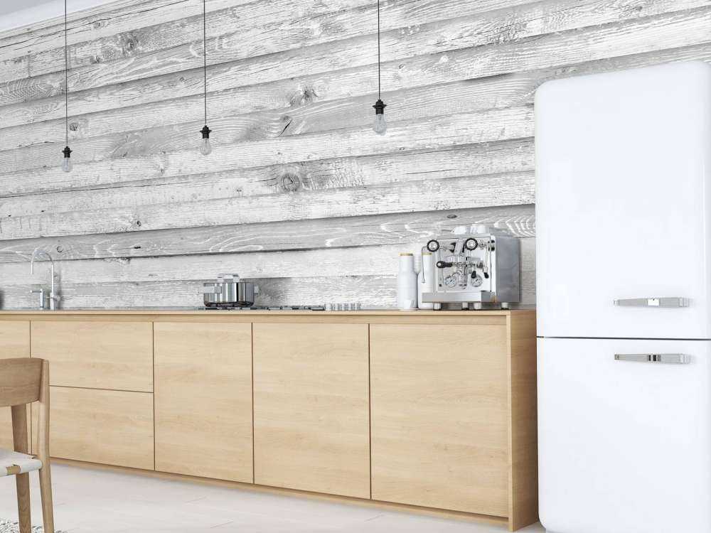 Madera blanca horizontal