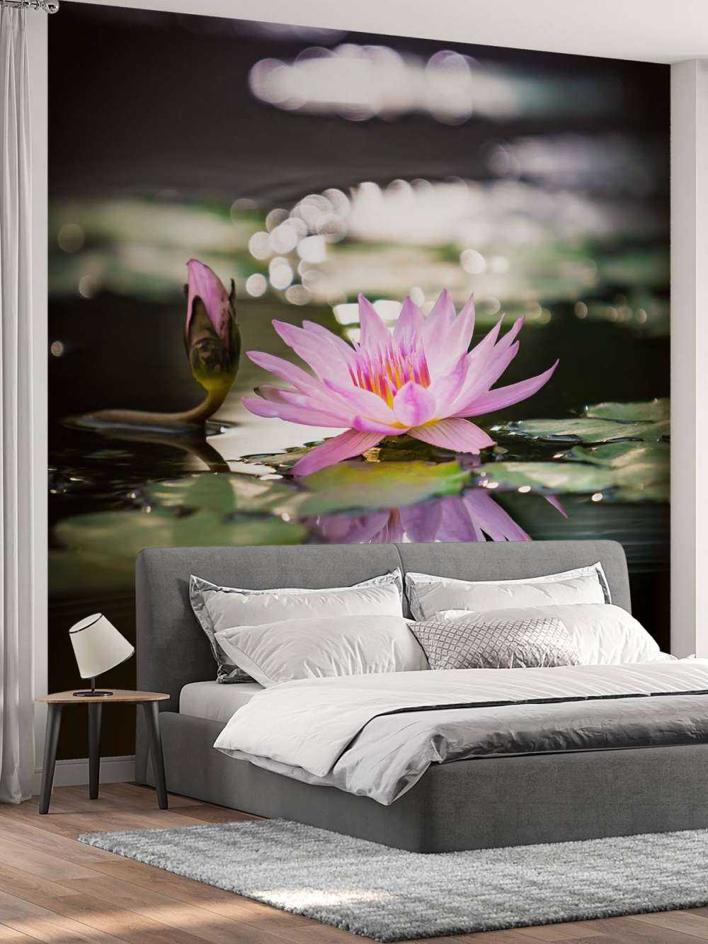 Flor de loto rosa