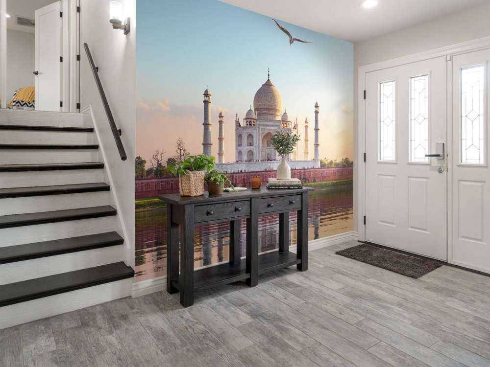Taj Mahal por la mañana
