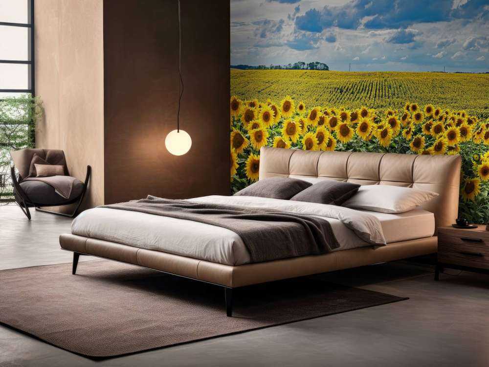 Pradera llena de girasoles