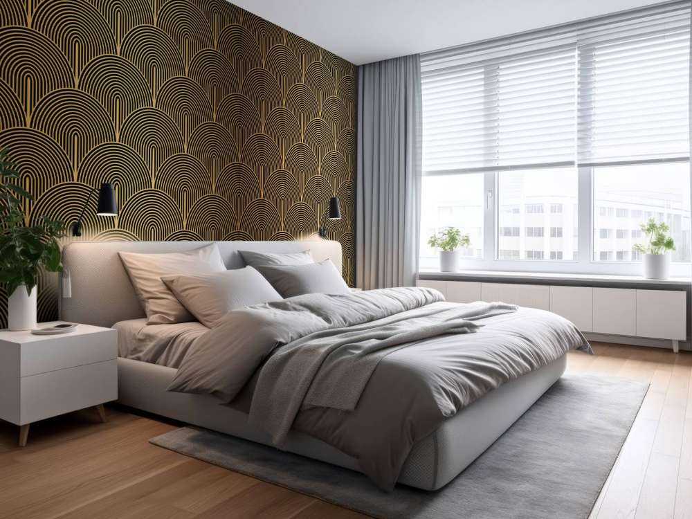 Papel pintado art déco