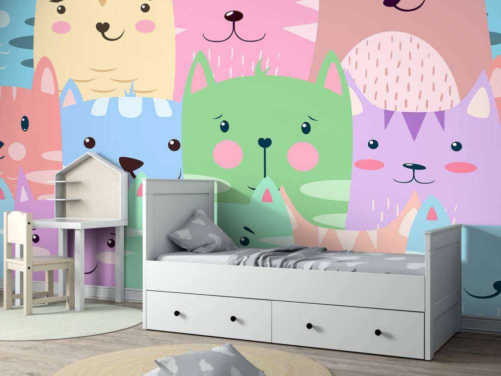 Gatos de colores